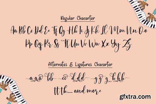 Piano Teacher Font