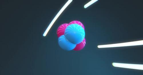 Videohive - Atom Nucleus Loop - 4K - 35655294 - 35655294