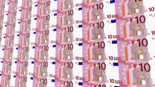 Videohive - 10 Euro Note Money Loop Background 4K 02 - 35657006 - 35657006