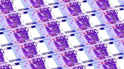 Videohive - 500 Euro Note Money Loop Background 4K 06 - 35658648 - 35658648