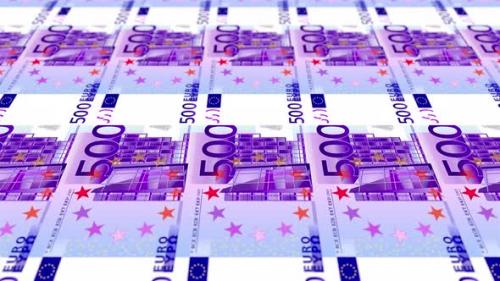 Videohive - 500 Euro Note Money Loop Background 4K 10 - 35658655 - 35658655
