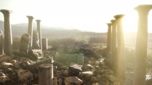 Videohive - The Ancient Greek Temple in Italy - 35685922 - 35685922