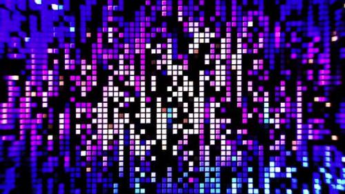 Videohive - Abstract retro pixelated geometric background - 35637935 - 35637935