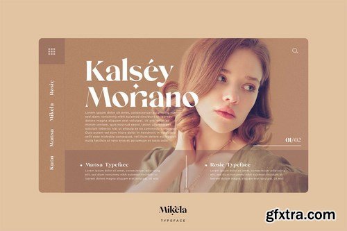 Mikela Regular - Gorgeous Typefaces