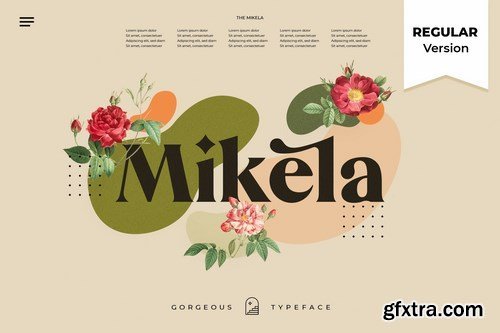 Mikela Regular - Gorgeous Typefaces