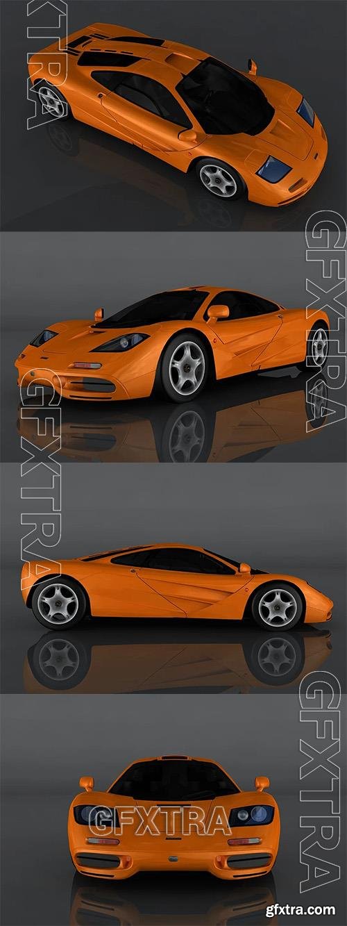 McLaren F1 1993 3D Model o93009