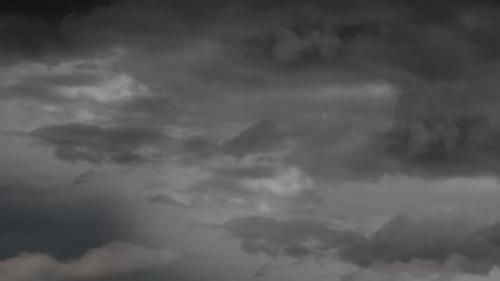 Videohive - Dark Stormy Sky with rain and clouds 4k - 35623180 - 35623180