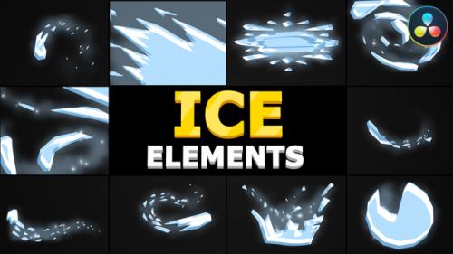 Videohive - Ice Elements | DaVinci Resolve - 35755707 - 35755707