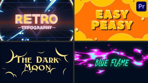 Videohive - Title Logo Reveal Animations [Premiere Pro] - 35763934 - 35763934