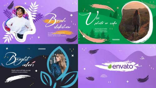 Videohive - Brush Slideshow for Premiere Pro MOGRT - 35762063 - 35762063