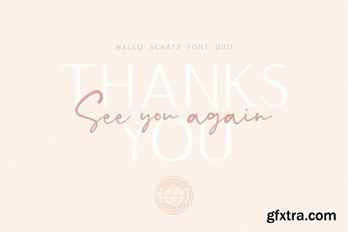 Hallo Schatz Font Duo 3525549