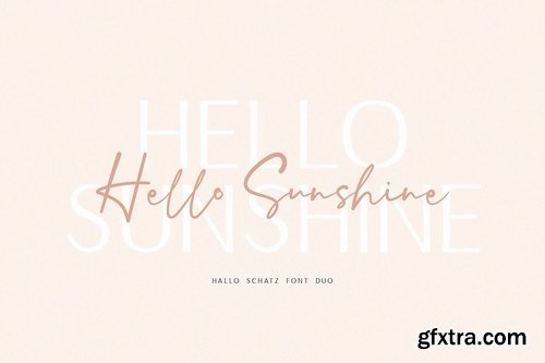 Hallo Schatz Font Duo 3525549