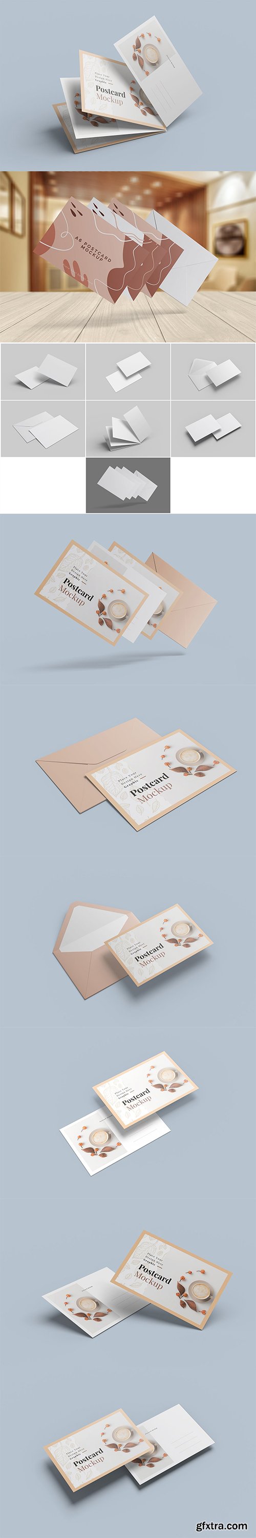 CreativeMarket - Flyer / Postcard Mockups 6714499