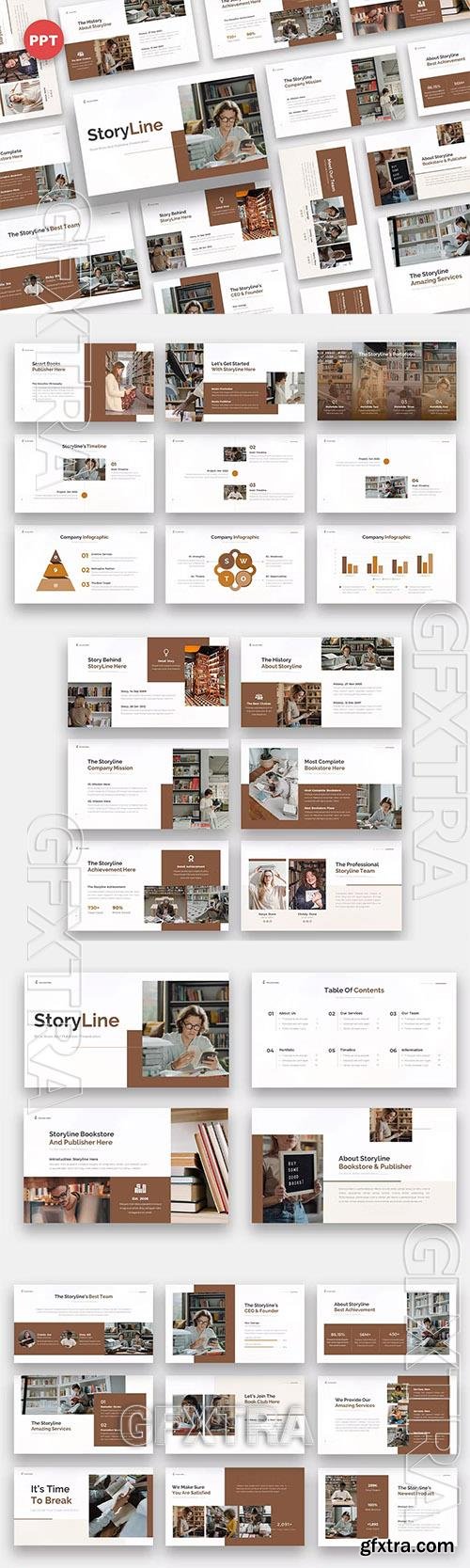 Storyline - Bookstore & Publisher Powerpoint and Keynote Templates