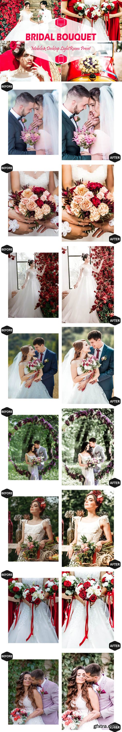 10 Bridal Bouquet Lightroom Presets