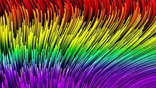 Videohive - Pride LGBT Wavy Texture Background 4K - 35826412 - 35826412