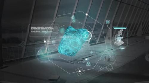 Videohive - Infographics About Scientific Developments On The Office Background HD - 35829596 - 35829596