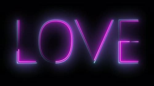 Videohive - Love Neon Text - 35829615 - 35829615