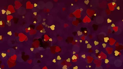 Videohive - Floating Hearts Background - 35829640 - 35829640