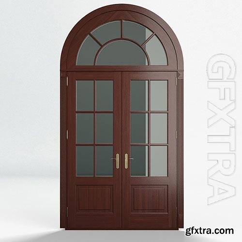 3D Models Wooden doors 02