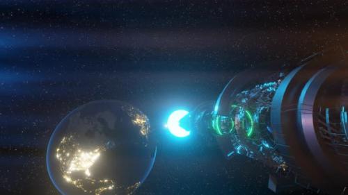 Videohive - Futuristic Technology Space Tunnel Scifi Corridor - 35834773 - 35834773