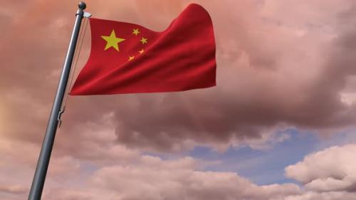 Videohive - China Flag 4K - 35813253 - 35813253