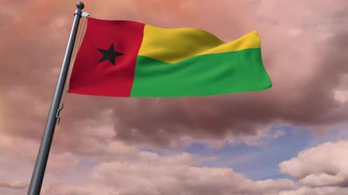 Videohive - Guinea Bissau Flag 4K - 35825109 - 35825109