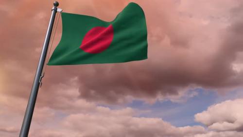 Videohive - Bangladesh Flag 4K - 35791774 - 35791774