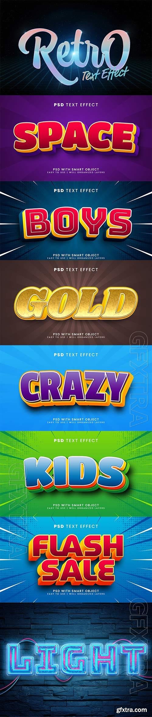 Psd text effect set vol 81