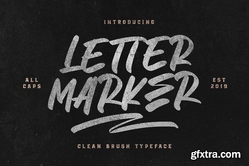 Letter Marker Font