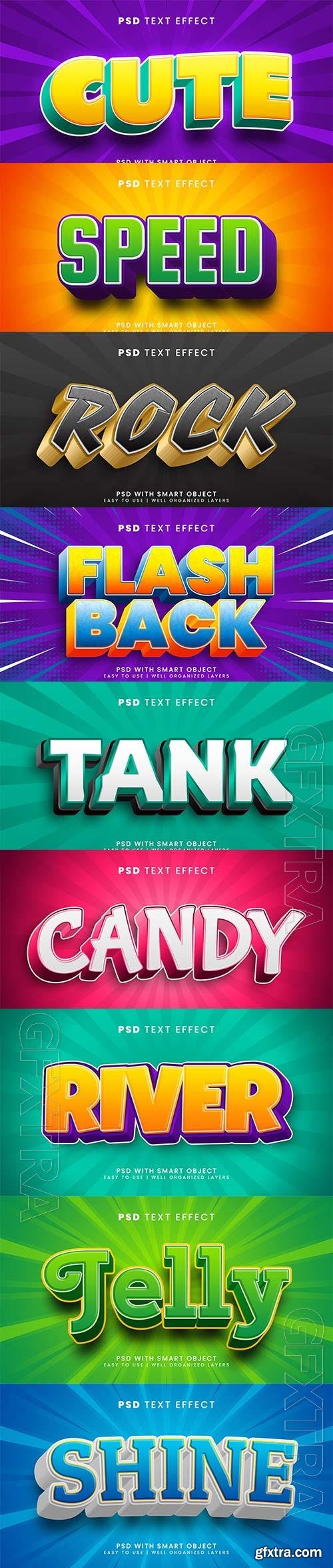 Psd text effect set vol 84