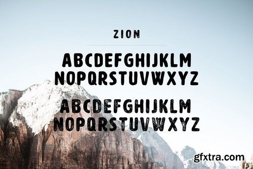 Zion Eroded Grunge Font