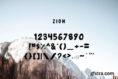 Zion Eroded Grunge Font