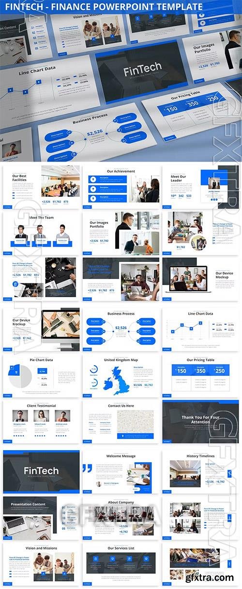 Fintech - Finance Powerpoint Template LF7K66K