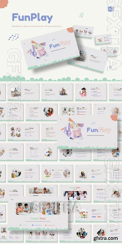 FunPlay - Doodles Education Powerpoint, Keynote and Google Slides Templates   