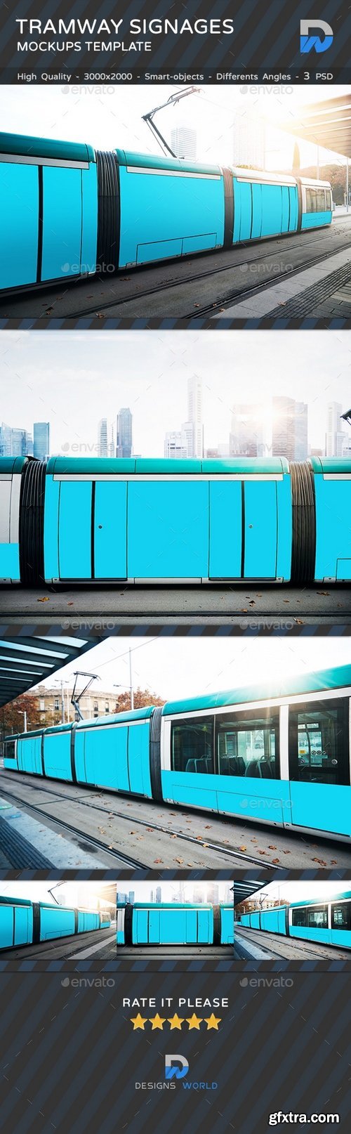 Tramway Signage Mockups | Vehicle Wraps 18622346