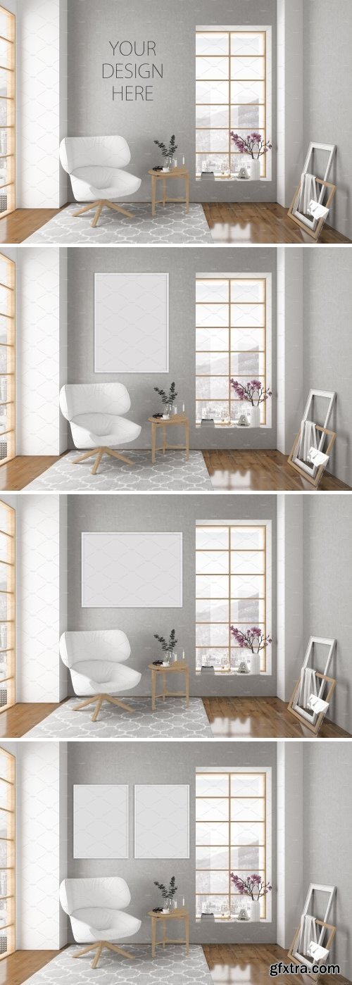 Interior mockup - blank wall mock up 2128097