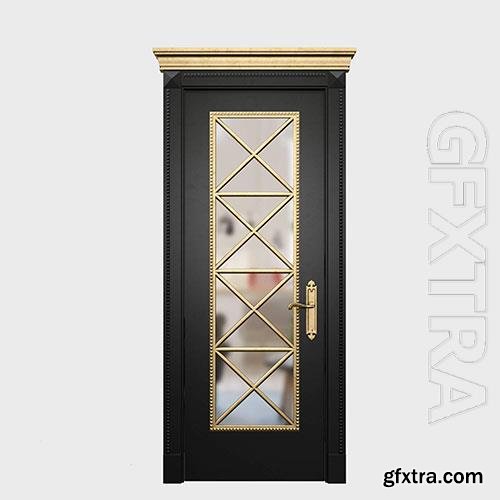 3D Models Msk Centrum decoration black door 04