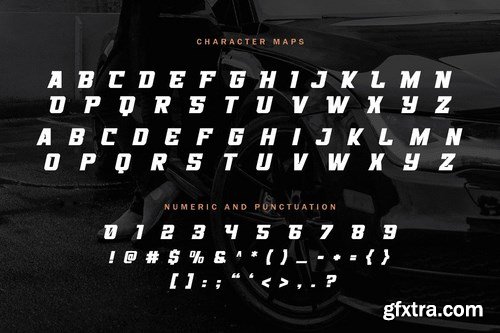 Speed Demon - Car Racing Gaming Font