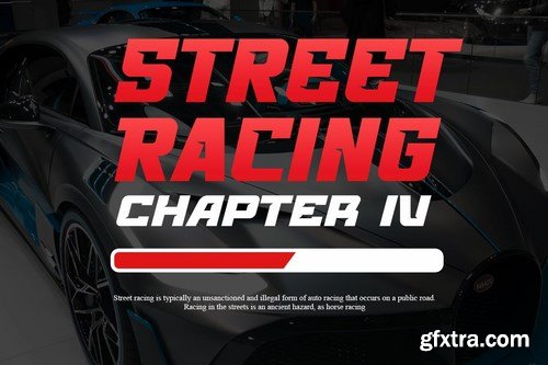 Speed Demon - Car Racing Gaming Font