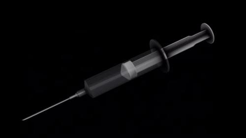 Videohive - Vaccine Syringe 3 D Loop - 35811150 - 35811150