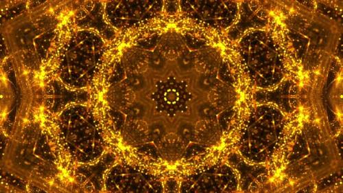 Videohive - Golden Mandala VJ Loop Background - 35785328 - 35785328