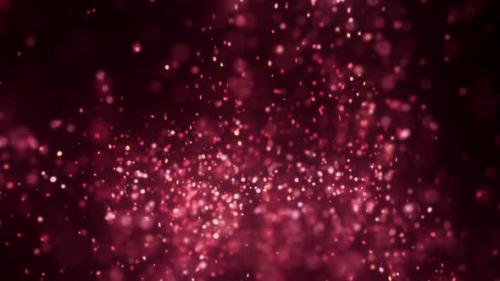 Videohive - Red Dust Particles Background - 35832535 - 35832535