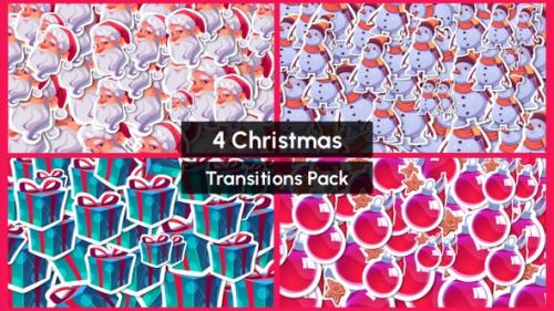 Videohive - Christmas Transitions Pack - 35836917 - 35836917