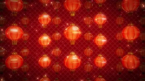 Videohive - Chinese Lanterns Background 4K - 35837017 - 35837017