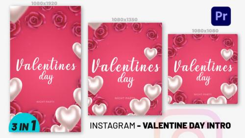 Videohive - Instagram Valentines Day Intro | MOGRT - 35808034 - 35808034