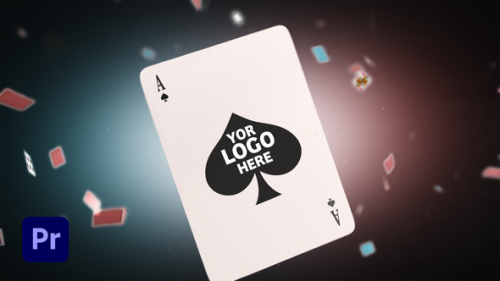 Videohive - Flying Cards Logo Reveal PREMIERE - 35825941 - 35825941