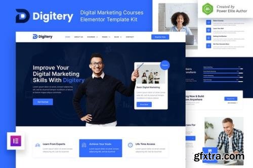 ThemeForest - Digitery v1.0.0 - Digital Marketing Courses Elementor Template Kit - 33837150