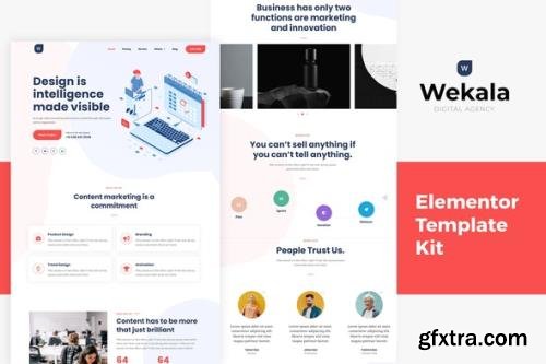 ThemeForest - Wekala v1.0.0 - Agency Elementor Template Kit - 35464732