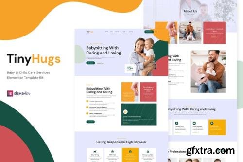 ThemeForest - Tiny Hugs v1.0.0 - Baby & Child Care Services Elementor Template Kit - 35856342